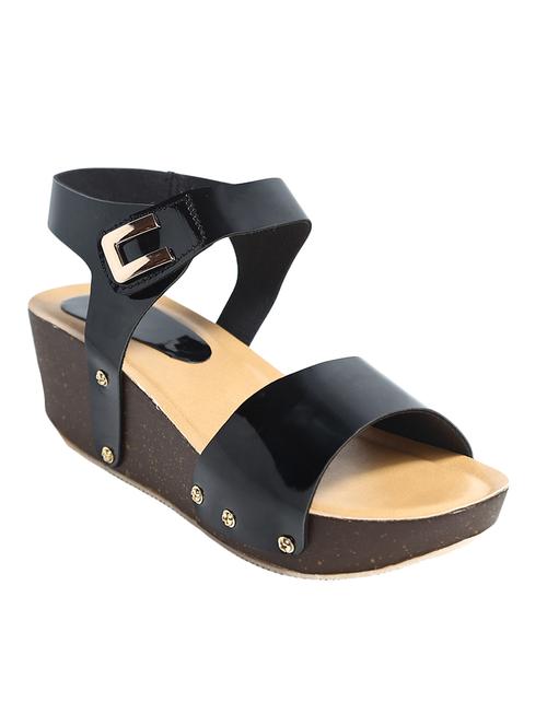 black ankle strap wedge - 14542736 - Very Small Image - 1