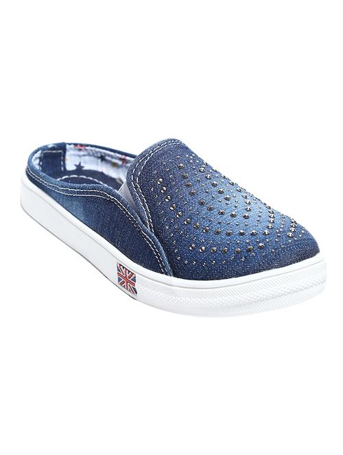 blue plimsolls casual shoe - 14542746 - Very Small Image - 1