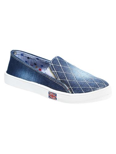 blue plimsolls casual shoe - 14542750 - Very Small Image - 1