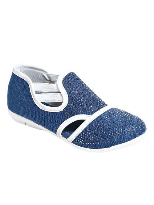 blue slip on casual shoe - 14542756 - Standard Image - 1
