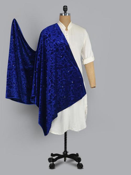 blue velvet stole - 14542896 - Very Small Image - 1