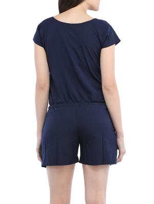 raglan sleeved drawstring romper - 14542910 - Standard Image - 3