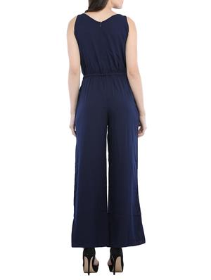 keyhole neck drawstring jumpsuit - 14542912 - Standard Image - 3