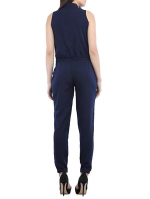 button up drawstring jumpsuit - 14542913 - Standard Image - 3