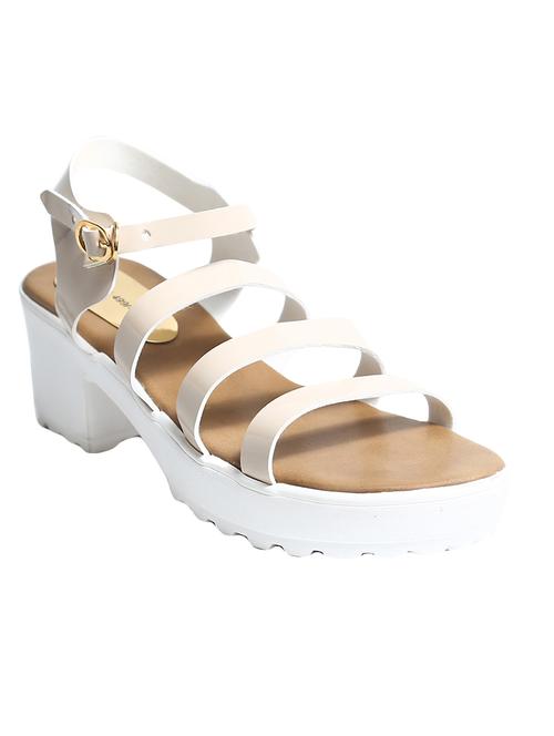 white ankle strap sandal - 14542923 - Very Small Image - 1