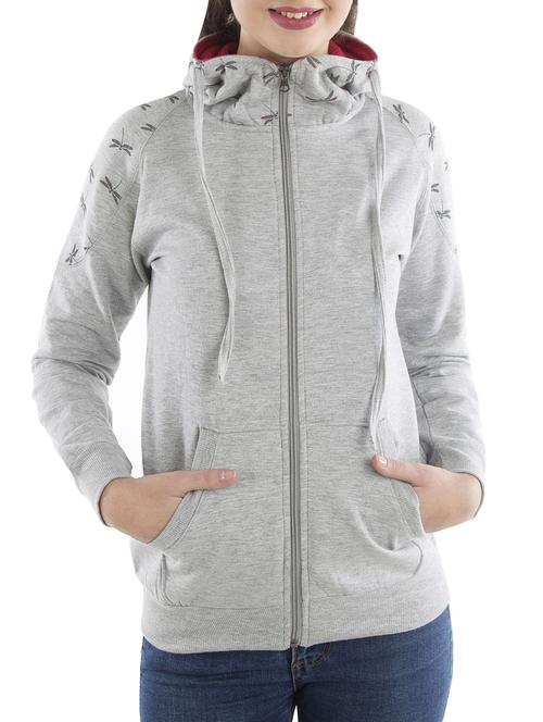 grey hooded sweatshirt - 14542924 - Standard Image - 1