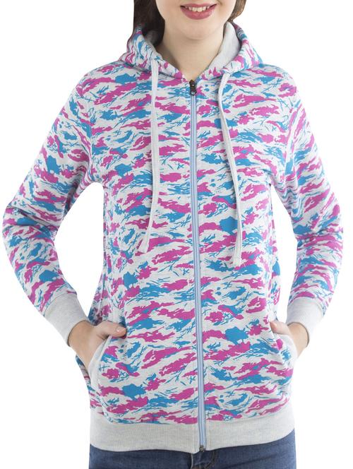 Multicolored hooded sweatshirt - 14542927 - Standard Image - 1