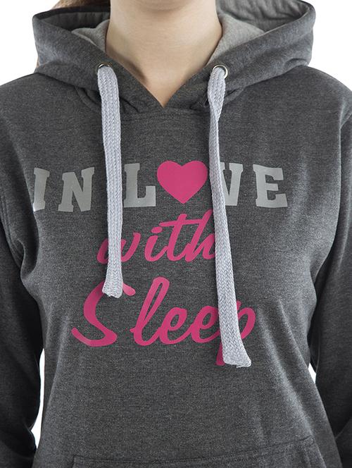 grey printed sweatshirt - 14542938 - Standard Image - 1