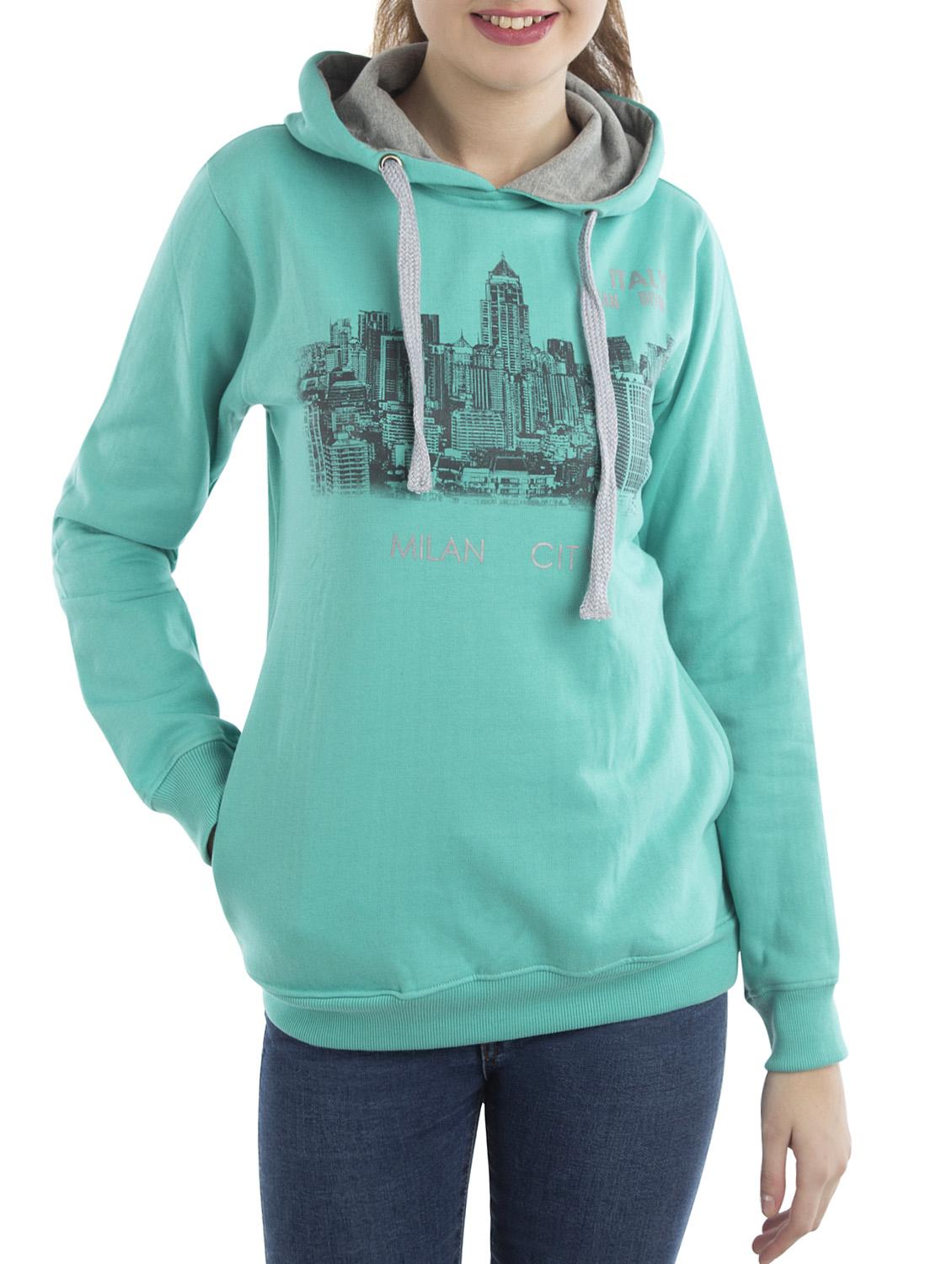 blue printed sweatshirt - 14542940 - Zoom Image - 1