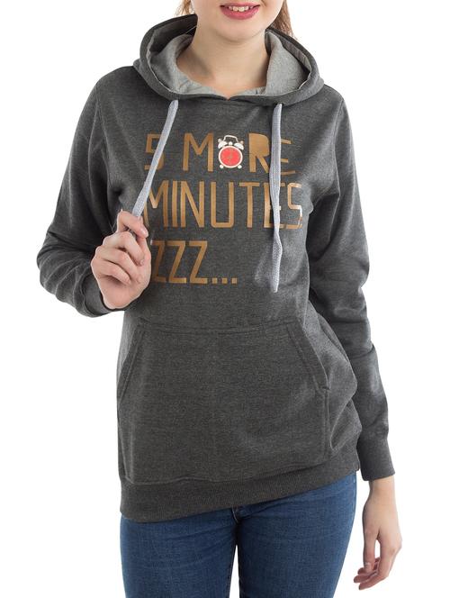grey printed sweatshirt - 14542941 - Standard Image - 1