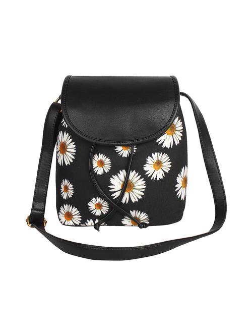 black canvas regular sling bag - 14543189 - Very Small Image - 1