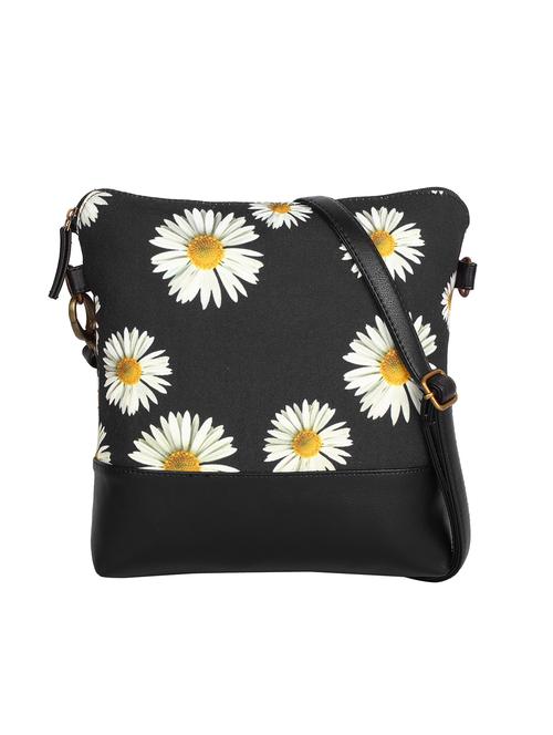 black canvas regular sling bag - 14543191 - Very Small Image - 1