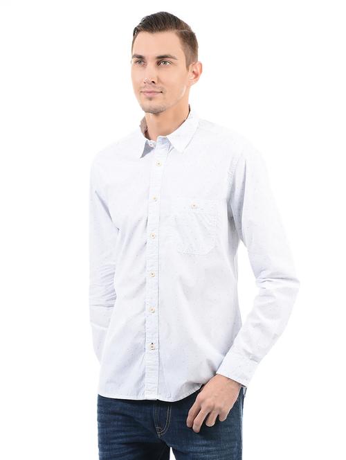 blue cotton casual shirt - 14543251 - Standard Image - 1