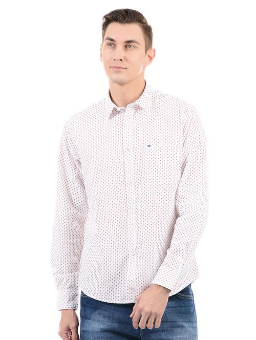 white cotton casual shirt - 14543304 - Very Small Image - 1