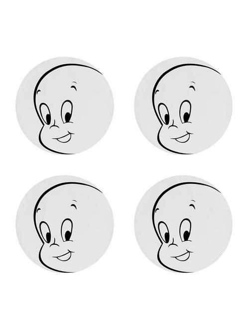 Simple Quoted printed Set of 4 coasters - 14543489 - Standard Image - 1
