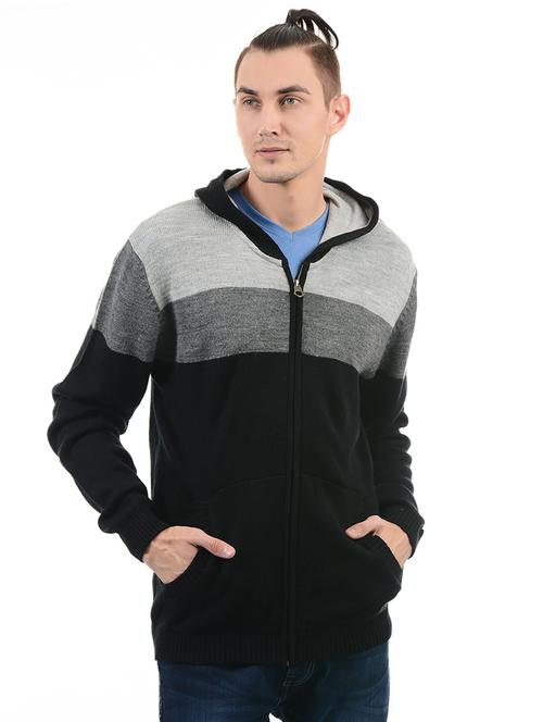 black cotton sweatshirt - 14543589 - Very Small Image - 1