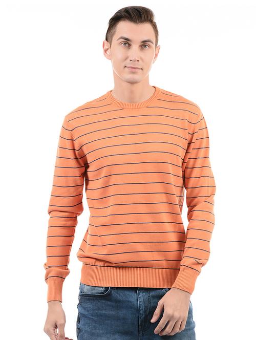 orange cotton pullover - 14543595 - Very Small Image - 1