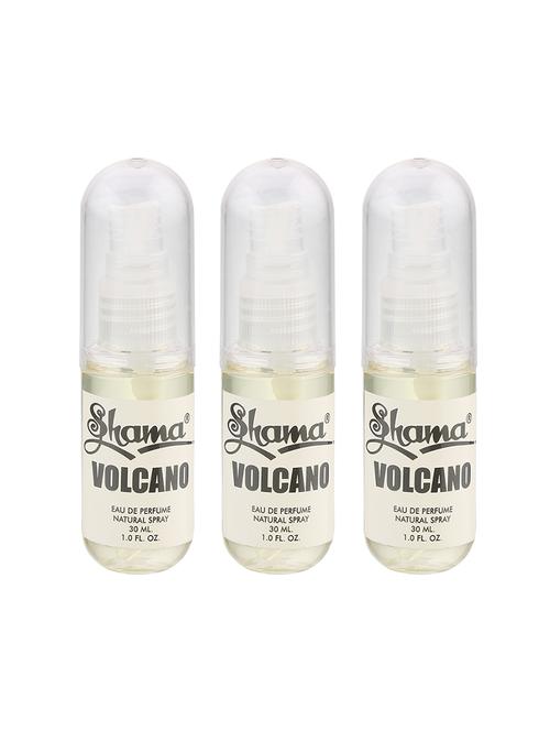 Shama Volcano Alcohol Free Undiluted Natural Attar For Men & Women - 30 ml Each (Pack of 3) - 14543612 - Very Small Image - 1