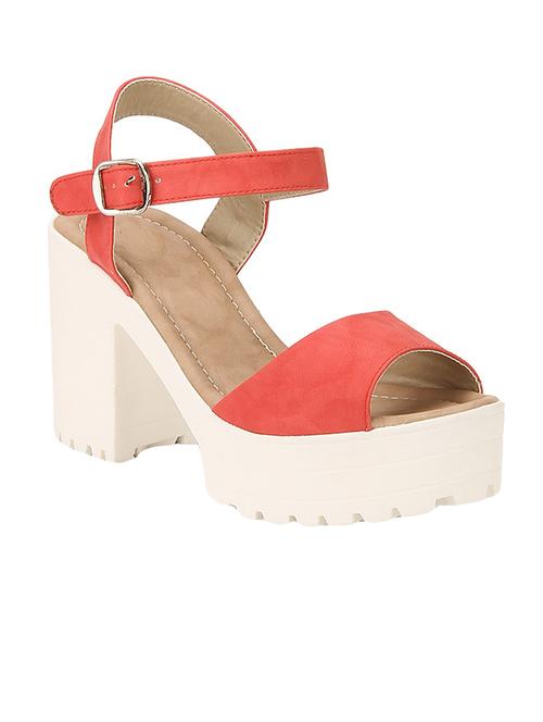 red ankle strap sandal - 14543655 - Very Small Image - 1