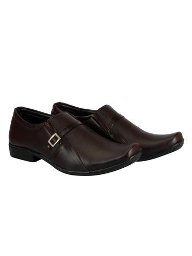brown Leather formal slip on - 14543759 - Very Small Image - 1