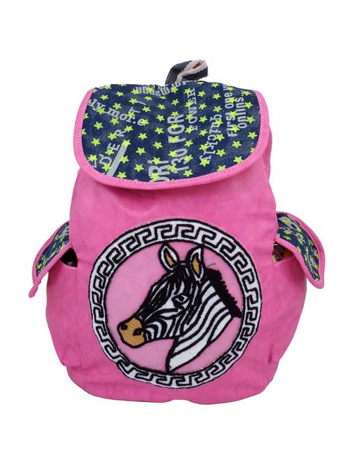 pink leatherette regular backpack - 14543780 - Very Small Image - 1