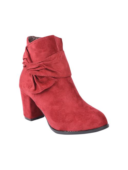 red ankle length boot - 14543813 - Standard Image - 1
