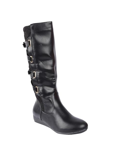 black knee length boot - 14543818 - Standard Image - 1