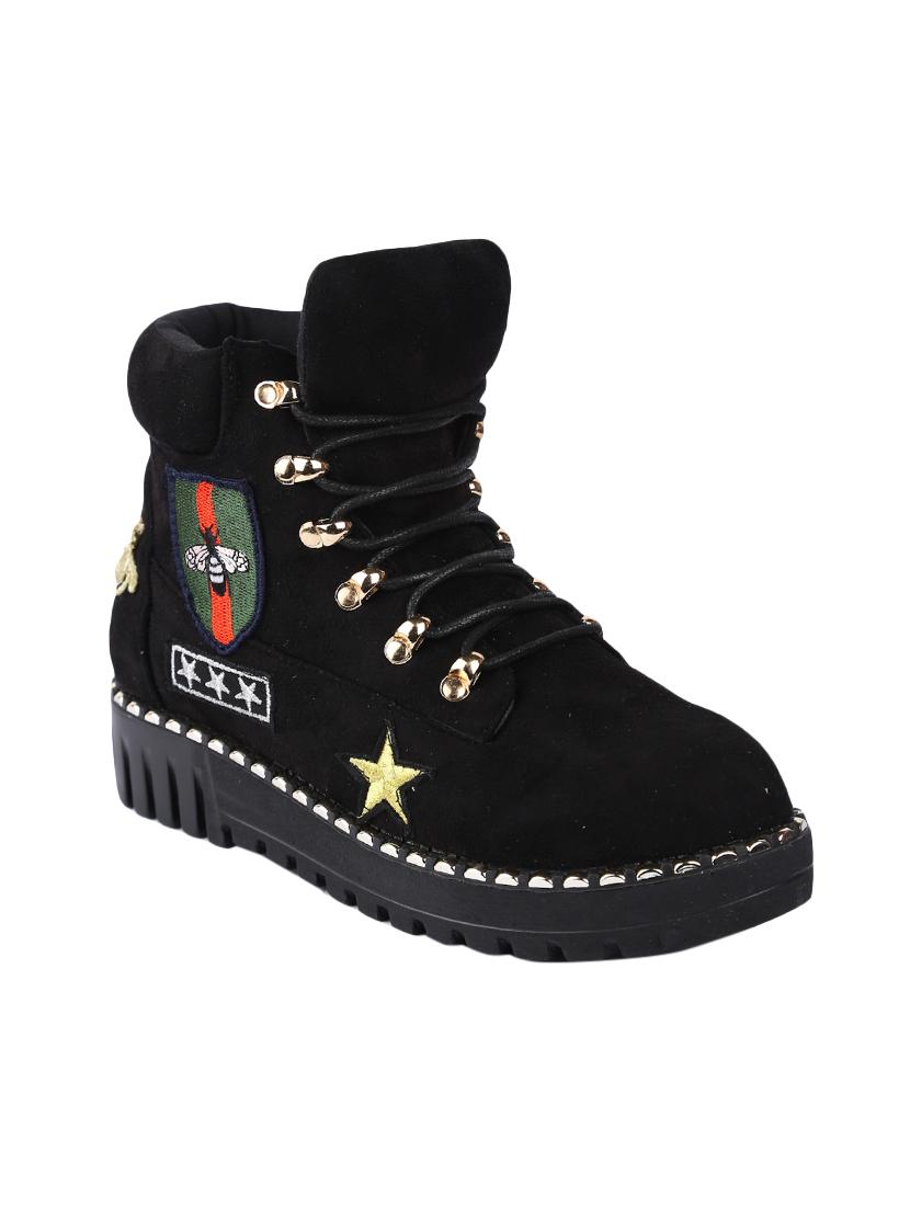 black ankle length boot - 14543824 - Zoom Image - 1