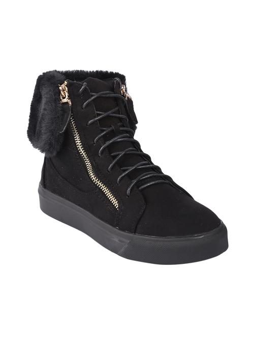 black ankle length boot - 14543832 - Standard Image - 1