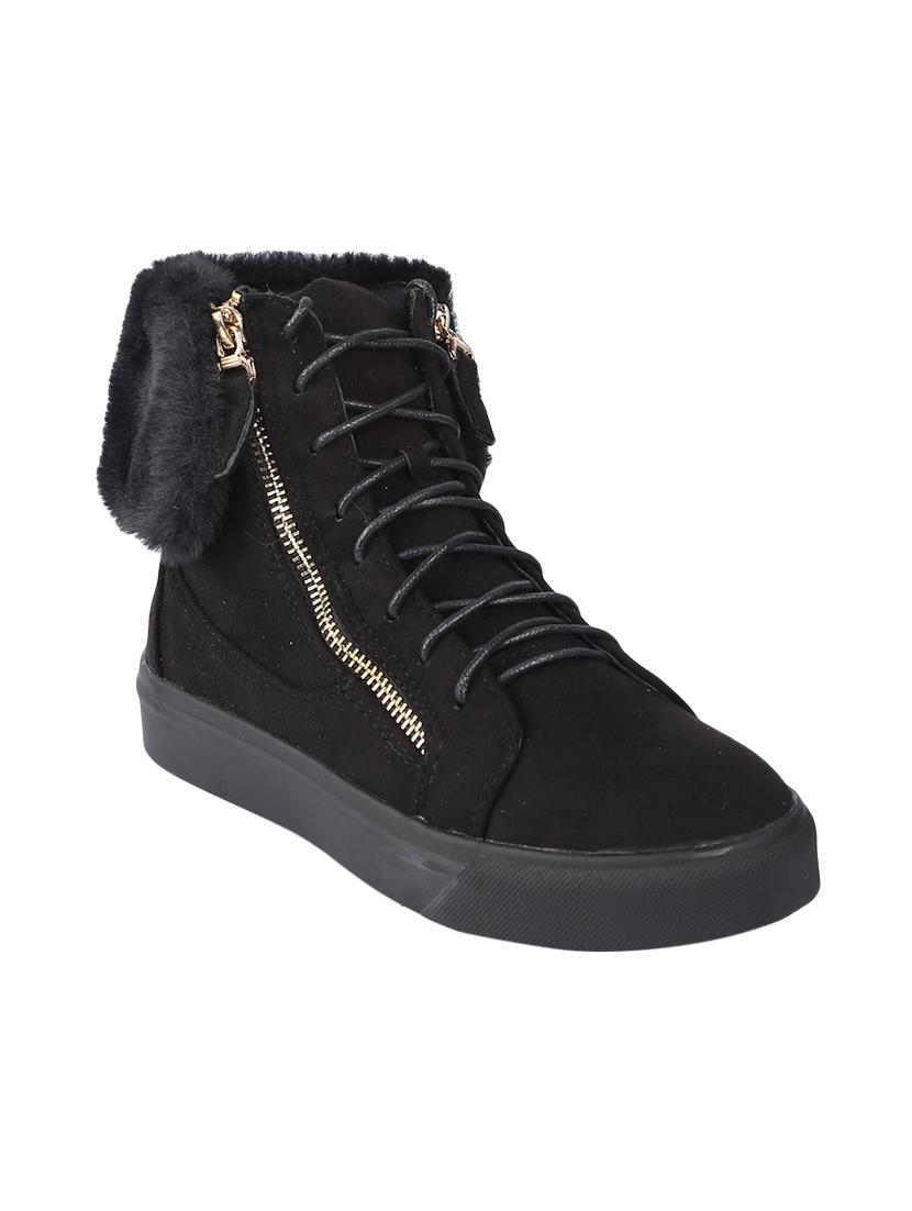 black ankle length boot - 14543832 - Zoom Image - 1