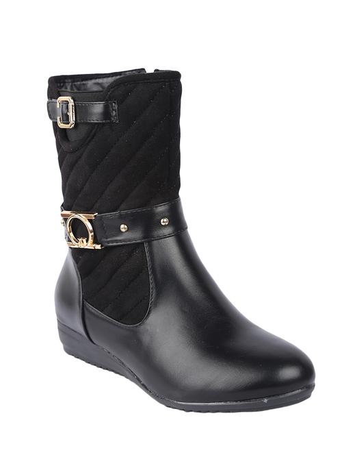 black calf length boot - 14543835 - Standard Image - 1