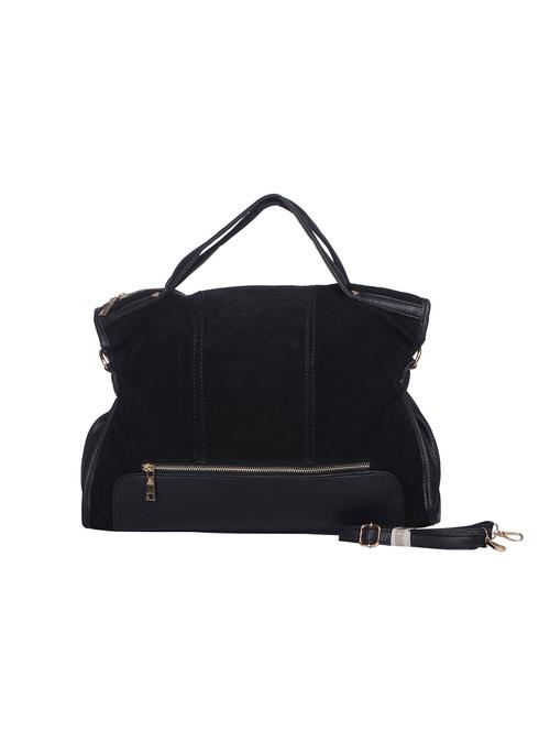 black leatherette (pu) regular handbag - 14543897 - Standard Image - 1