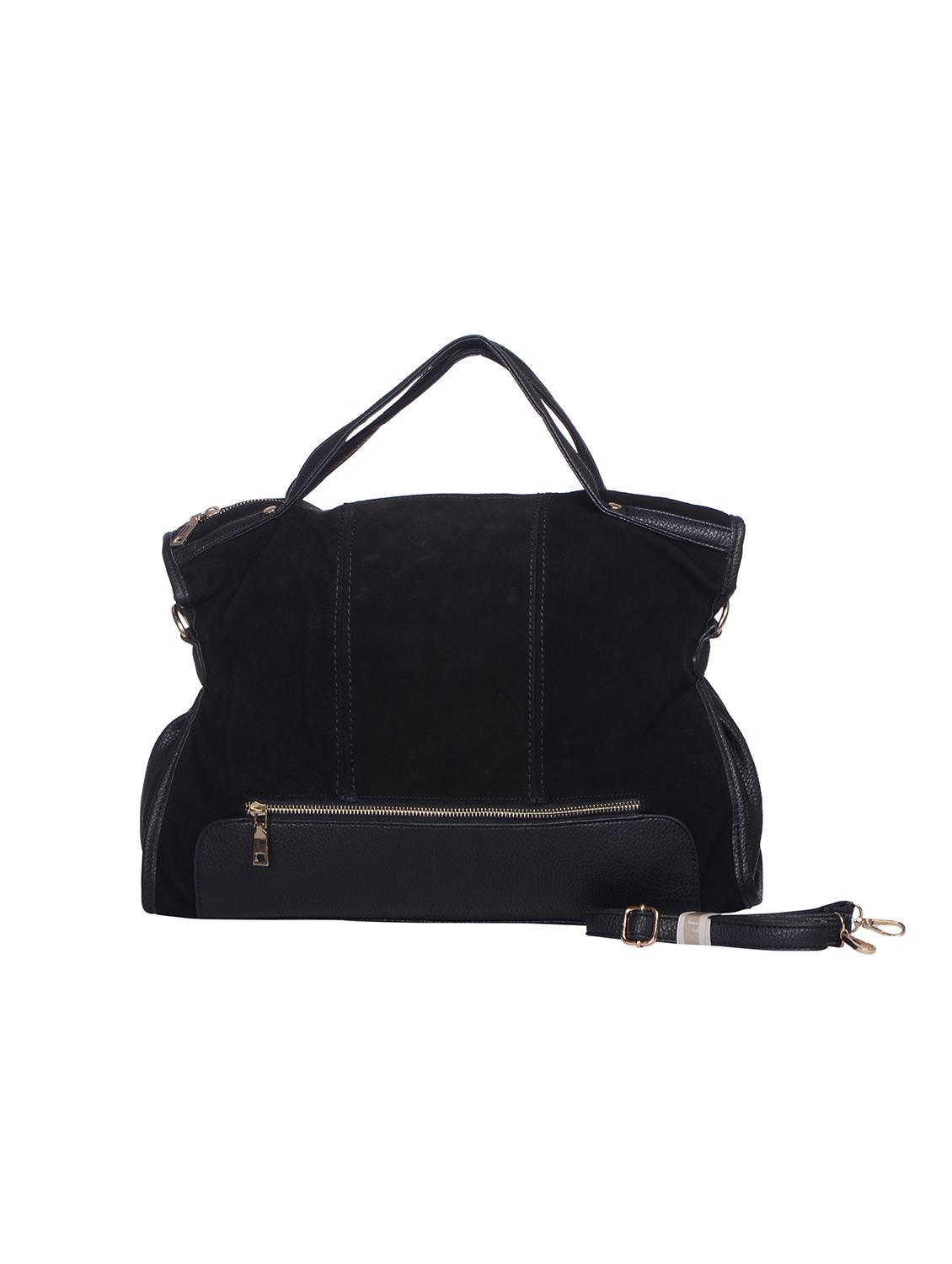 black leatherette (pu) regular handbag - 14543897 - Zoom Image - 1