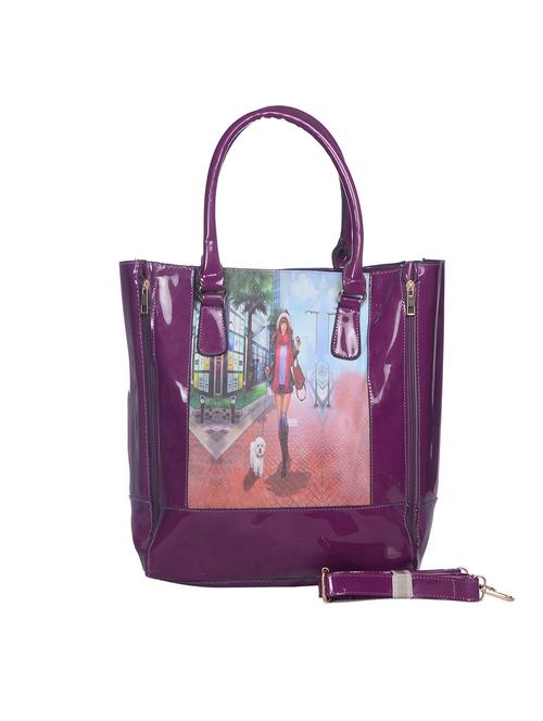 purple regular handbag - 14543920 - Very Small Image - 1