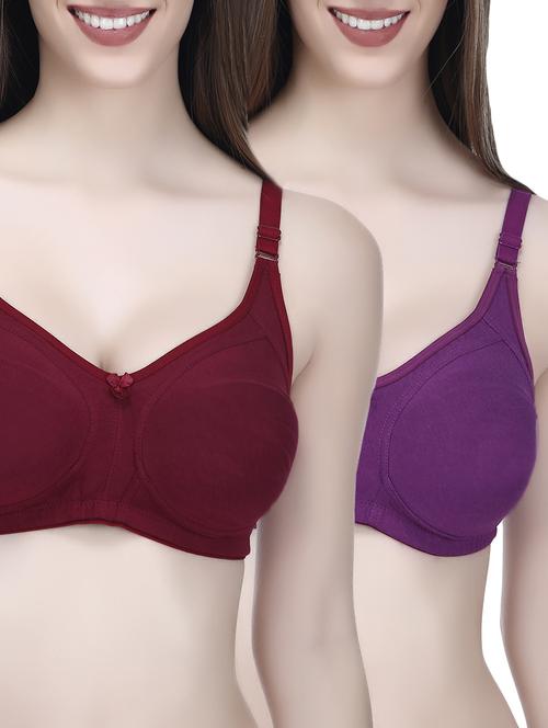 Set of 2 multi colored bras - 14544155 - Very Small Image - 1