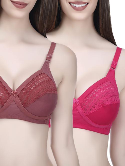 Set of 2 multi colored bras - 14544156 - Standard Image - 1