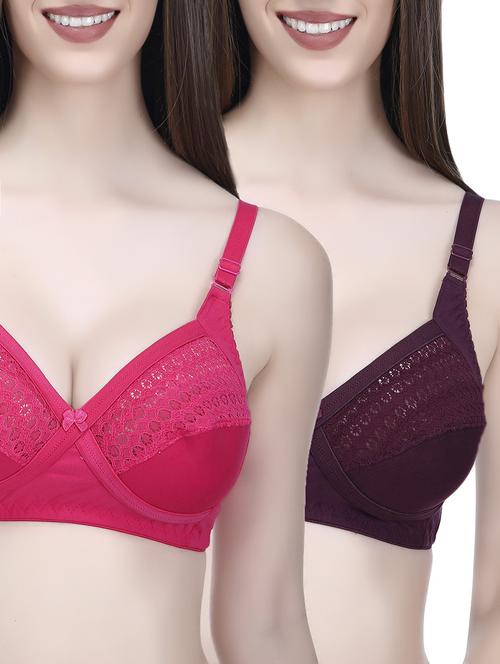 Set of 2 multi colored bras - 14544161 - Standard Image - 1