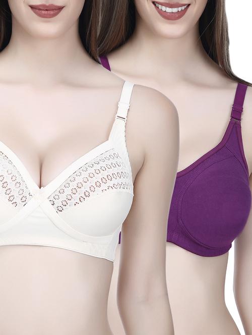 Set of 2 multi colored bras - 14544166 - Very Small Image - 1