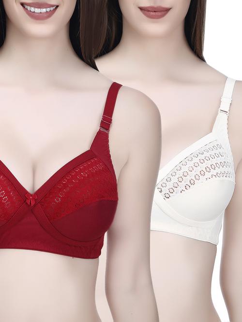 Set of 2 multi colored bras - 14544168 - Very Small Image - 1