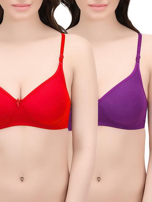 Set of 2 multi colored bras - 14544183 - Standard Image - 1
