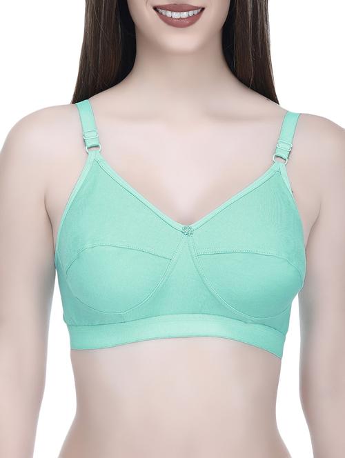 sea green solid bra - 14544207 - Standard Image - 1
