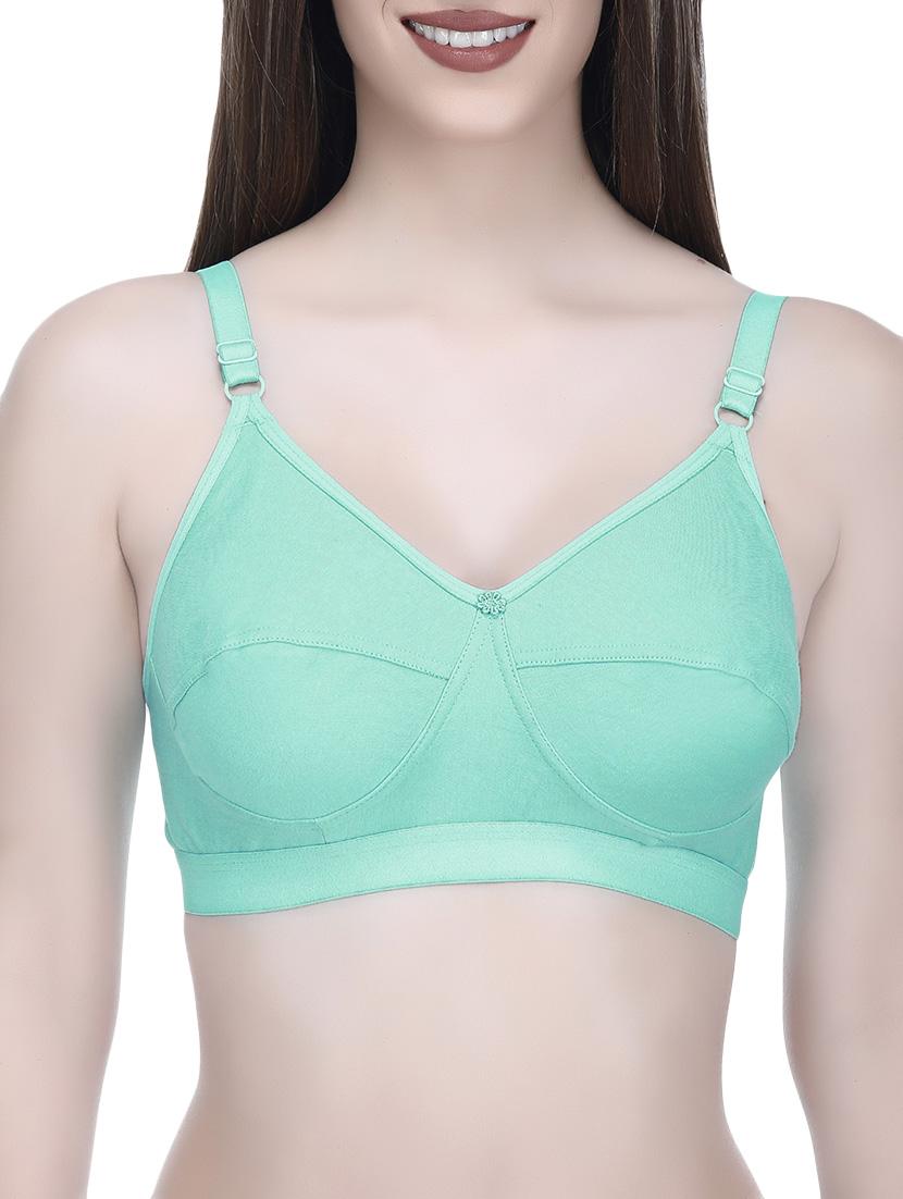 sea green solid bra - 14544207 - Zoom Image - 1
