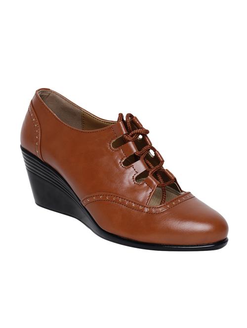brown lace-up casual shoe - 14544470 - Standard Image - 1