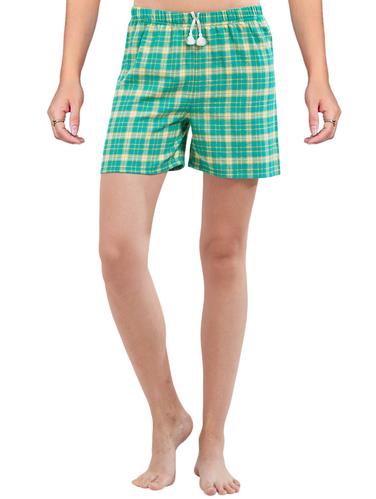 green cotton shorts - 14544514 - Very Small Image - 1