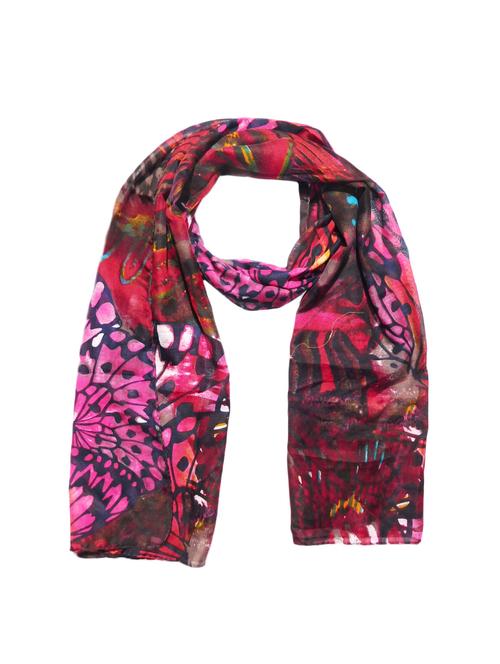 pink viscose scarf - 14544602 - Standard Image - 1