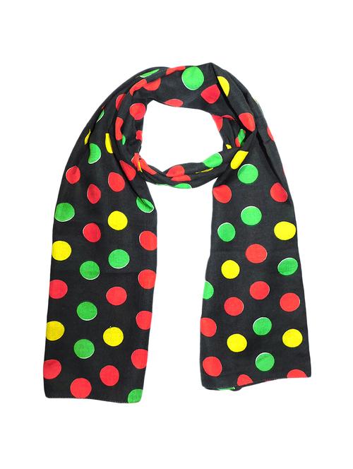 black polka stole - 14544603 - Standard Image - 1