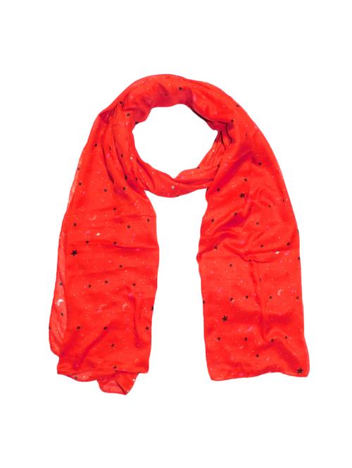 red cotton scarf - 14544604 - Very Small Image - 1