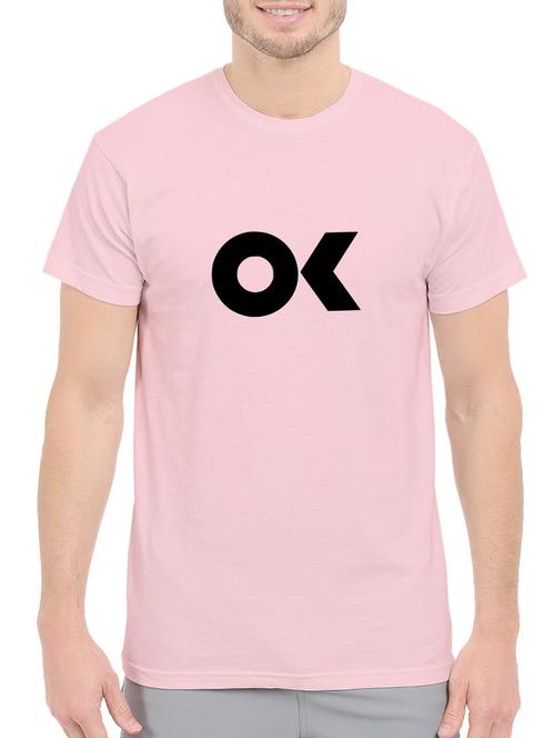 pink cotton chest print tshirt - 14544657 - Standard Image - 1