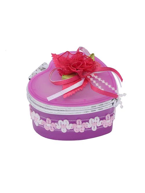 Pink with Inside Mirror Jewellery Box - 14544750 - Very Small Image - 1