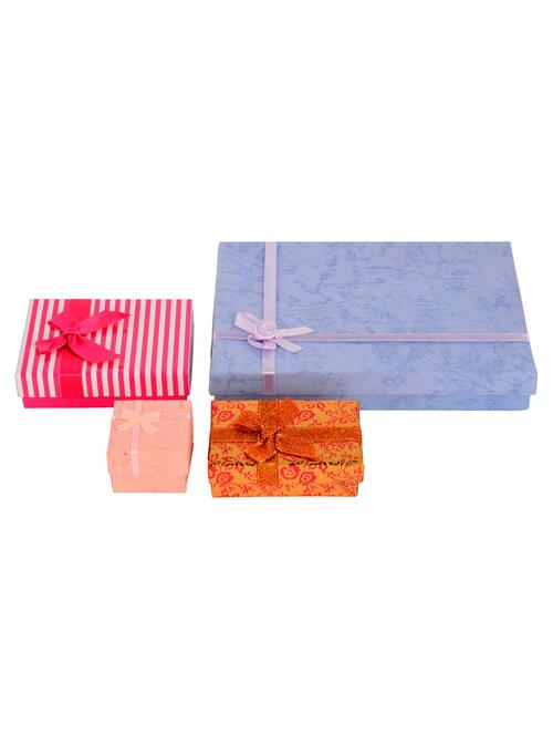 Set of 4 Paper Jewellery Box - 14544754 - Very Small Image - 1